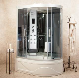 00000006 Box Doccia Idromassaggio Florence 130x85 Sinistra Sauna