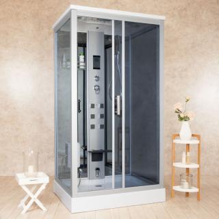 00000026 Box Doccia Idromassaggio Element 110x90 Sauna, Bagno Turco