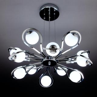 Lampadario a Sospensione Led Flower 12 di Design Moderno Lampadario a Sospensione Led Flower 12 di Design Moderno