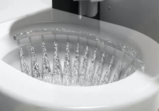 Sanitari Bagno Round Sospesi con Sedile a chiusura Rallenta e