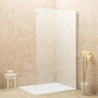 Parete Doccia Walk In Reversibile Vetro Trasparente 80cm spessore 8mm Parete Doccia Walk In Reversibile Vetro Trasparente 80cm spessore 8mm