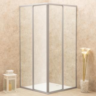 Box Doccia Regolabile Reversibile 75x86cm Vetro 6mm Trasparente Box Doccia Regolabile Reversibile 75x86cm Vetro 6mm Trasparente