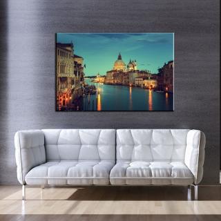 Stampa Quadro Canvas su Tela Retroilluminata con luce a LED Venezia N 102  cod. 00003271