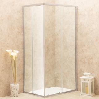 Cabina Doccia Regolabile Reversibile 83x104cm Vetro 6mm Trasparente Cabina Doccia Regolabile Reversibile 83x104cm Vetro 6mm Trasparente